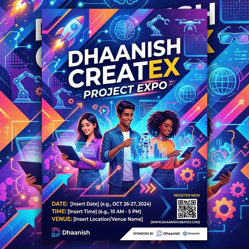 CreateX Project Expo Poster