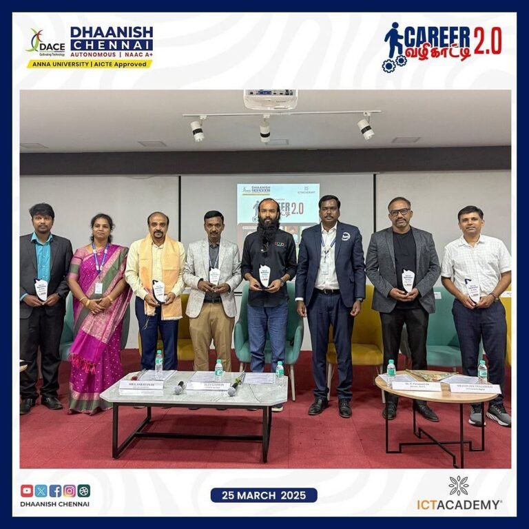 Dhaanish Chennai successfully hosted Career Vazhikaati 2.0 on 25th March 2025, inspiring students with powerful insights and industry knowledge.