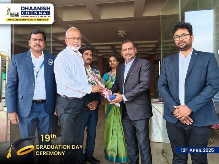 A Day to Remember at Dhaanish Chennai! πOur 19th Graduation Day Ceremony π, held on 12th April 2025, was graced by the inspiring presence of Dr. A. Velumani, Creator of Thyrocare π§ͺ, as the Chief Guest.